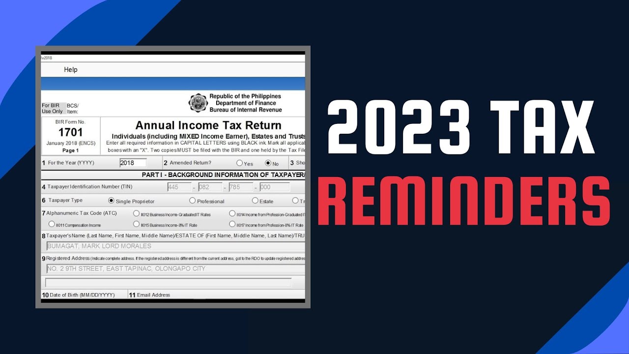 2024 BIR TAX Compliance Reminders (MUST WATCH!) 😲 - YouTube