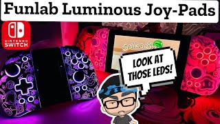 Coolest Nintendo Switch Joy Con Alternative w/ Amazing LEDs | FUNLAB LUMINOUS JOY PADS