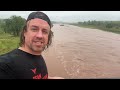 record rainfall causes mega flood canadian river