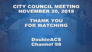 Attleboro City Council Meeting 11-20-2018