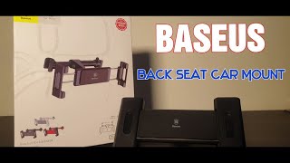 BASEUS BACKSEAT CAR MOUNT UNBOXING VIDEO