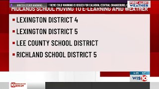 LIST: Midlands school closures, schedule changes amid winter weather