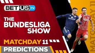 Bundesliga Picks Matchday 11 | Bundesliga Odds, Soccer Predictions & Free Tips