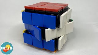 Working Lego Rubik's Cube (3x3x3) - 100% Lego - full tutorial