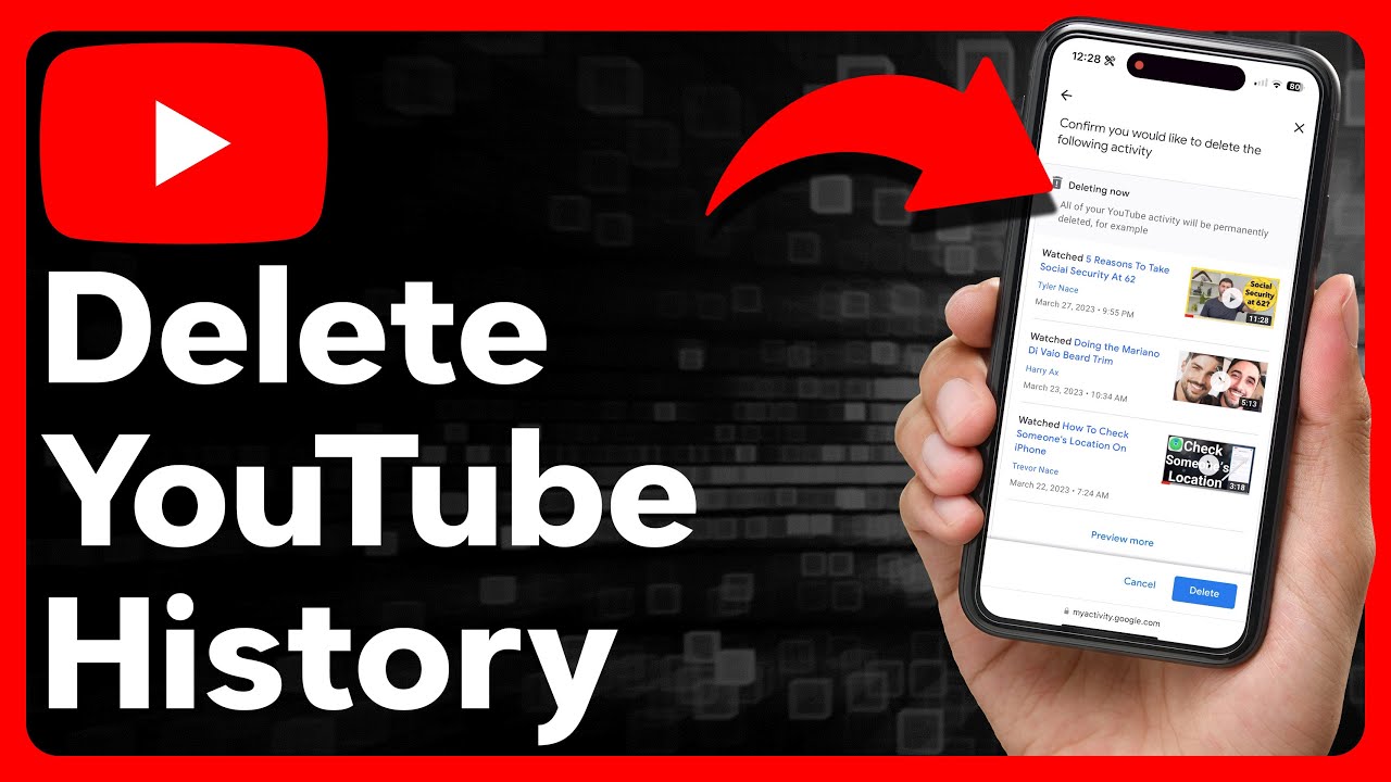 How To Delete Youtube History Youtube How To Delete Youtube History Youtube