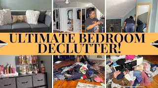 ULTIMATE MASTER BEDROOM DECLUTTER & ORGANIZE | NEW FURNITURE & DEEP CLEANING | ORGANIZING EVERYTHING