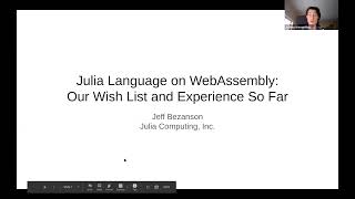Julia Language on WebAssembly: Our Wish List and Experience So Far