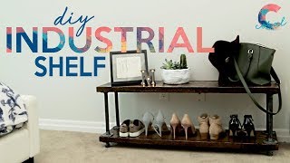 THE EASIEST INDUSTRIAL SHELF DIY