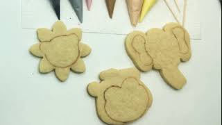 Zoo animal cookie decorating