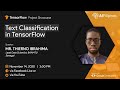 #TFShowcase: Text Classification in TensorFlow