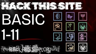 Hack This Site: Basic 1-11