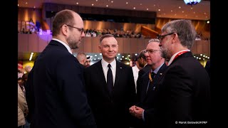 President Andrzej Duda at conference in Bukowina Tatrzańska to discuss capital market problems