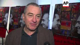 Robert De Niro displays late-father's artwork at Sundance