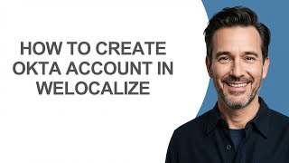 How to Create Okta Account in Welocalize - KevinHowTo