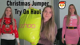 BOOHOO CHRISTMAS JUMPER TRY ON HAUL 2022