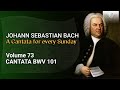 J.S. Bach: Nimm von uns, Herr, du treuer Gott, BWV 101 - The Church Cantatas, Vol. 73