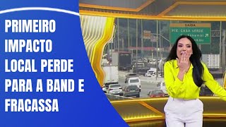 Primeiro Impacto local decepciona na audiência e faz SBT continuar a perder para a Band