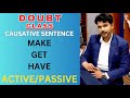 MAKE GET HAVE ACTIVE AND PASSIVE || #english