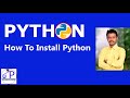 PythonForEngineers 04: How To Install Python On PC Windows| Python Installation Procedure |