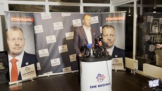 Výsledky volieb 2023: Vyjadrenie predsedu Sme rodina Borisa Kollára