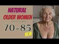 4k real older women over 70 to 85 💕 dresses outfit for natural old woman