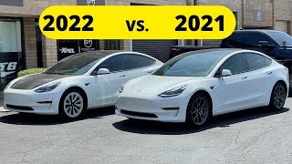 2021 vs 2022 Standard Range Tesla Model 3 Comparison - What Changed?