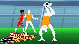 Supa Strikas Arabic | سوبا ستريكاس | كرتون كرة القدم للصغار | حشد ثلاثي