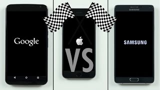 Nexus 6 vs. iPhone 6 vs. Note 4 Speed Test