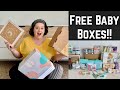 HOW TO GET FREE BABY STUFF! | Unboxing Free Baby Registry Boxes!