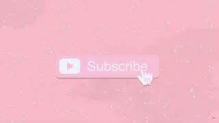 Pink Intro With Subscribe Button [TEMPLATE]