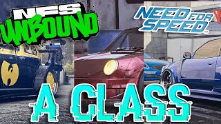 A CLASS - TOP 4 BEST CARS - META BUILD - NEED FOR SPEED UNBOUND