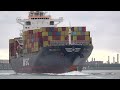 self discharging bulk carrier and many other types of ships on river schelde 4k shipspotting 2023