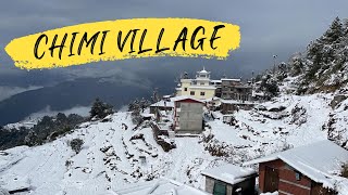 CHIMI VILLAGE 2022 | SNOWFALL IN HELAMBU | NEPAL