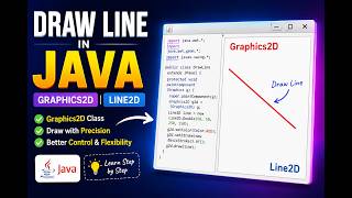 Draw Line in Java | Graphics2D | Line2D