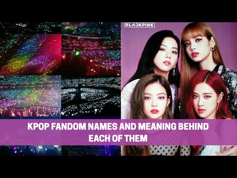 10 Kpop Fandom Names And Meaning Behind Each Of Them... - YouTube