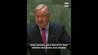 António Guterres na abertura da Assembleia Geral da ONU 2021