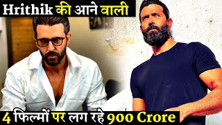 900 Crores Being Spent On Hrithik Roshan's 4 Upcoming Films