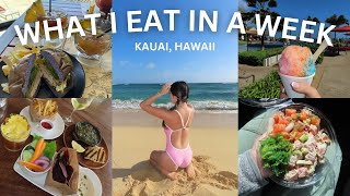 WHAT I EAT IN A WEEK IN HAWAII