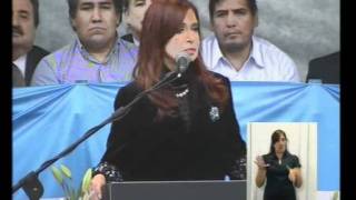 Visión Siete: 25 de Mayo: Cristina: "Tenemos Patria, argentinos"
