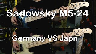 【Bass Battle】Sadowsky Germany \u0026 Japan