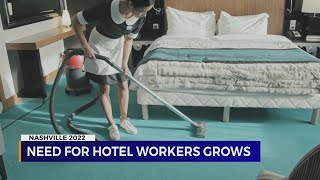 Need for hotel workers increasing