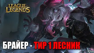 БРАЙЕР ТИР 1 ЛЕСНИК В ПАТЧЕ! Сильный чемпион в League of Legends