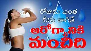 రోజుకు ఎంత నీరు తాగితే ఆరోగ్యానికి మంచిది | How much water to drink per day for good health