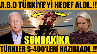 #sondakika A.B.D TÜRKİYE'Yİ HEDEF ALDI..!! TÜRKLER S-4OO'LERİ HAZIRLADI..!! (Azerbaycan Son Dakika)