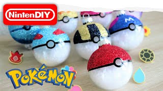 How to Make POKEBALL Ornaments for the Holidays - NintenDIY