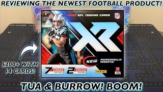*TUA & BURROW! BOOM! $200+ w/ 14 Cards!* 2020 Panini XR Football Hobby Box Break/Review