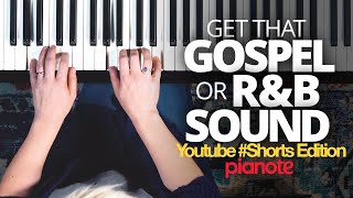 Learn This Gospel Piano Trick Super Quick! 🎹🙏 (1Min Piano Lesson) #Shorts