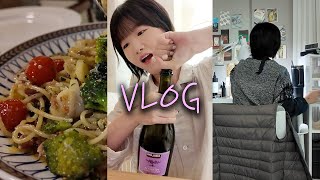 [VLOG] 정산받고 소소한 쇼핑 ∣ 이틀 연속 파스타 ∣ 올리브영 오늘드림 ∣ 100구독자 이벤트 발표