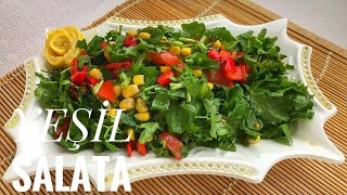 Yeşil Salata Nasıl Yapılır - En Güzel Salata Tarifleri - Salata Tarifleri