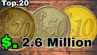 Top 20 Is your Euro Cents worth anything? Euro cents bills worth BIG money.